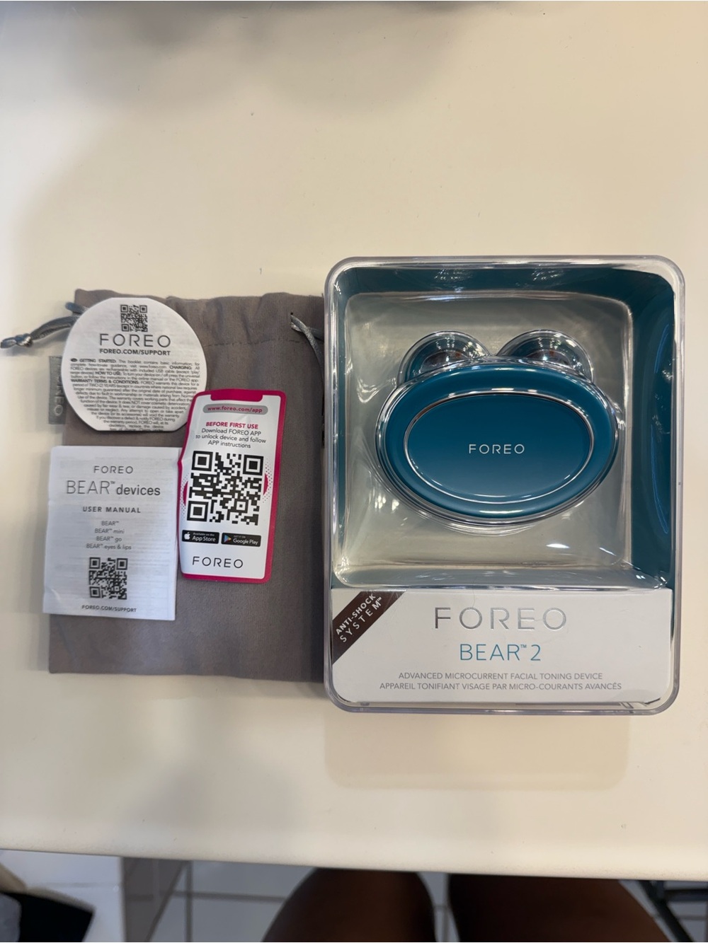 FOREO Bear 2 Facial Toning Device - Evergreen